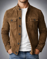 Neryxen - Softtouch-Hemdjacke in Braun