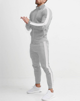 Luxuriöses Zweiteiliges Jogging-Set für Herren - Morisson in Grau