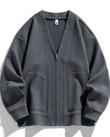 Kaido - Strick Jacke Houston in Grau