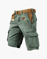 Danny | 6-Taschen Cargo Shorts in Hellgrün