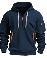 Stilvoller Hoodie 1+1 Gratis in Dunkelblau