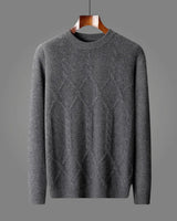 Nico | Stilvoller Strickpullover für Herren in Grau