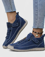 Jessica | Damen Lässig Schicke Bequeme Schnürsneaker in Blau