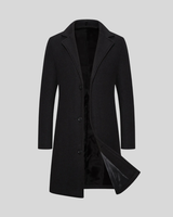 Stirling | Mantel in Schwarz