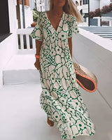 CHRISTINE | Leichtes, luftiges Sommerkleid in Grün