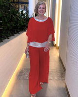 Isabelle - Elegantes Zweiteiliges Set in Rot