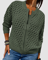 Desiree™ Luxuriöser Strickcardigan in Grün