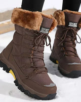 Rainer - Wasserdichte Winterstiefel für Damen in Braun