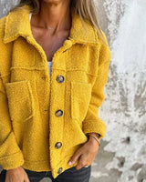 REESE – Exklusiver Herbst- und Wintermantel in Gelb