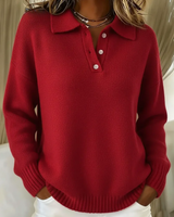 Hayden Nova™ | Weicher Strick-Polo in Rot