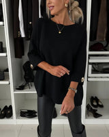 Othilia | Moderne Bluse in Schwarz