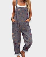 Evarielle - Softtouch-Jumpsuit in Dunkelgrau