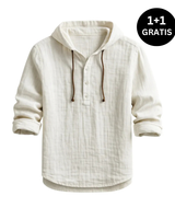 ANGELI | Luxus-Kapuzenshirt in Weiß