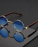 LunaShade – Runde Sonnenbrille in Blau