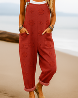 Meryl | Vintage-Jumpsuit in Rot
