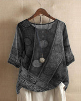 Modische Damen-Top - Eva in Grau