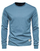 Wynne - Bequemes Langarmshirt in Hellblau