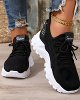 Eshara - Orthopädische Bequeme Sneaker in Schwarz