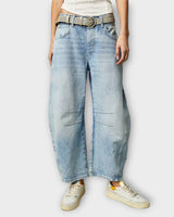 Anett | Locker sitzende Komfort-Jeans in Azurblau