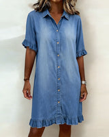 Amelith - Leichtes Jeanskleid in Blau