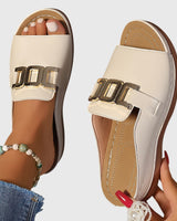 Kathryn | Bequeme Schnallensandale für Damen in Beige
