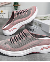 Quenby - Slip-On-Sneaker aus Strick, komfortable Passform in Pink