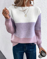Faria – Eleganter Pullover Mit Langen Ärmeln in Lila