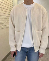 Laurenz - Trendiger Cardigan in Beige