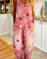 Wenara - Geblümter Jumpsuit in Rosa