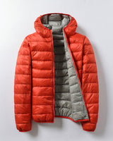 Leichte und thermische Pufferjacke Unisex - Nordika in Orange mit Grau