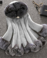 Keila | Dicke und warme Winterjacke in Grau