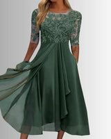 Rhonda - Elegantes Damen-Spitzenkleid in Grün