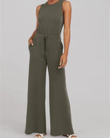 Kleo | Bequemer und atmungsaktiver Jumpsuit in Hazy Blau Grau