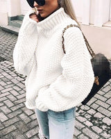 Carra | Dicker Pullover für Frauen in Weiß