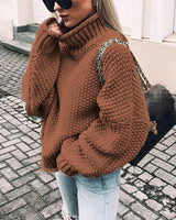 Carra | Dicker Pullover für Frauen in Karamel