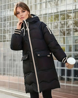 Ada - Warme Fleecejacke in Schwarz