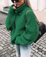 Carra | Dicker Pullover für Frauen in Grün
