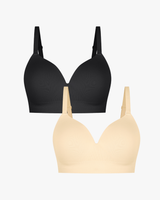 Nela | Daily Essential BH in Schwarz-Beige