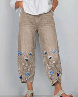 Giada - Bedruckte Relaxed-Fit-Jeans in Mehrfarbig