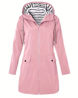 Rinola – Kapuzenjacke Mit Taschen in Rosa