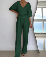 Modischer Damen-Jumpsuit in Grün
