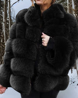 Bosmy | Hochwertiger Wollmantel für warme Wintertage in Noir