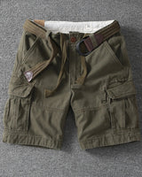 Lorthan - atmungsaktive Cargoshorts in Grün