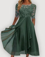 Doretta - Anmutiges Abendkleid in Grün