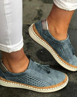 Pia | Bequeme Slip-on-Sneaker in Blau