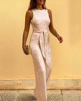 Victoria - Eleganter und stilvoller Jumpsuit in Rosa