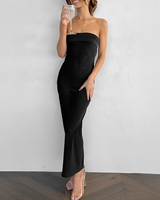 Leonie - Schickes Sommerkleid für Frauen in Schwarz