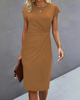 Katty - Elegantes und schickes Kleid in Braun