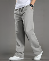 Frederick - Gerade geschnittene Cargo-Hose für Herren in Hellgrau