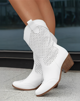 Niña - Schicke und luftige Damenstiefel in Weiß